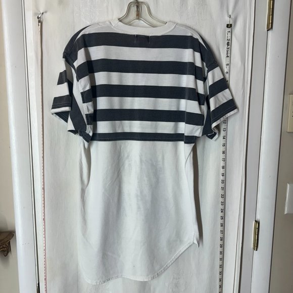 Vintage Women's Street Closed Long Tail Shirt - Picture 5 of 11